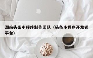 惠州湖南头条小程序制作团队（头条小程序开发者平台）